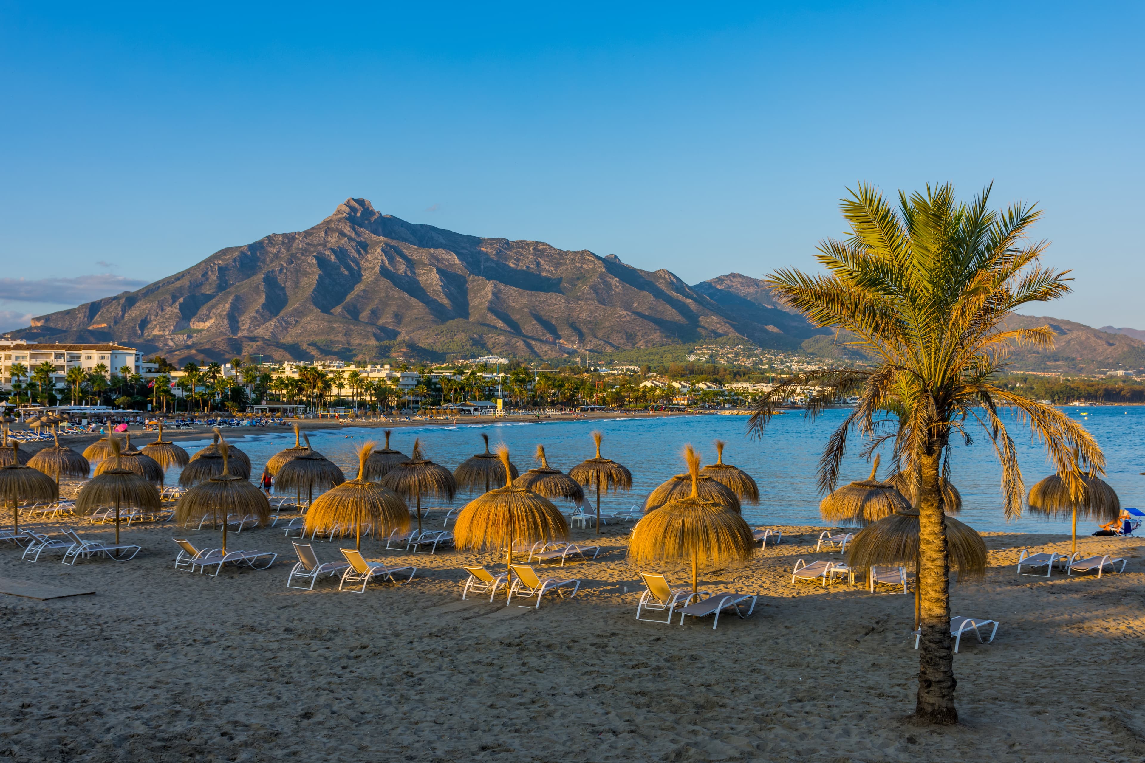 Marbella beachfront promenade
